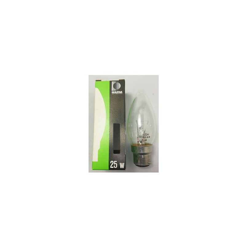 foto del prodotto lampadina trasparente b22 25w mazda