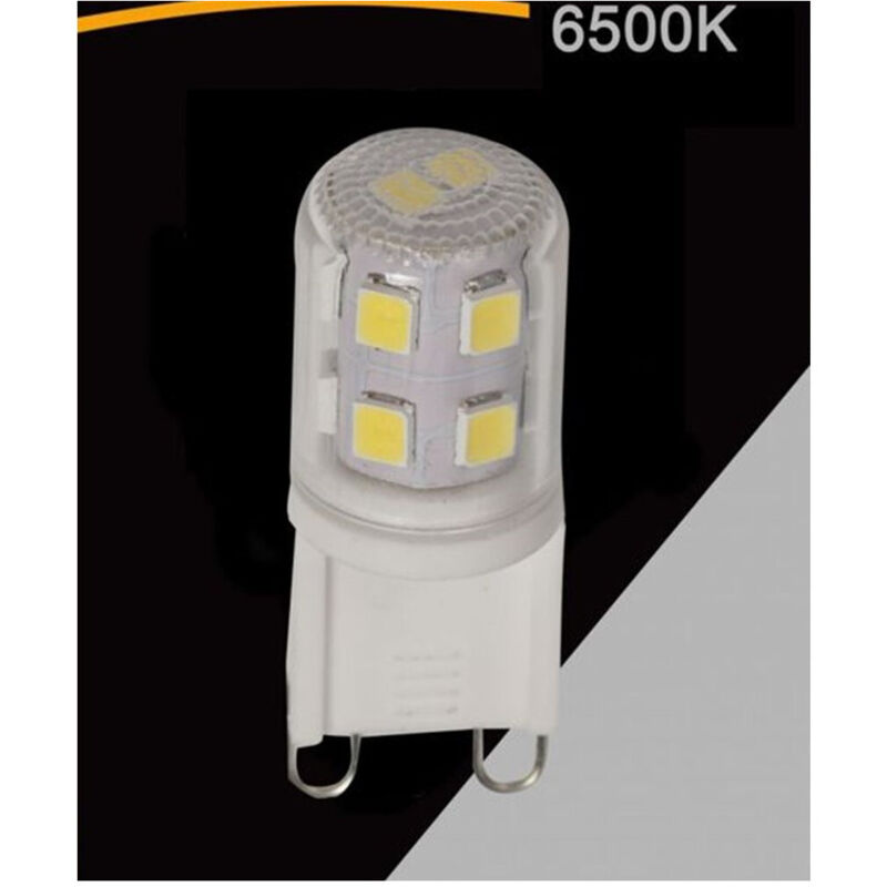 foto del prodotto lampadina tubolare led g9 2.5 w 280 lm luce 3000k 4000k 6500k sparac g9 2.5w ce1 bianco freddo trade shop traesio