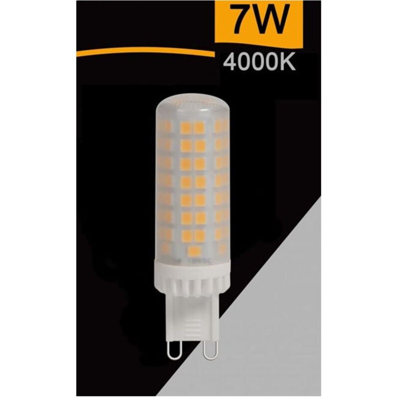 foto del prodotto lampadina tubolare led g9 7 watt 770lm luce 4000k 3000k 6500k sparac-g9-7w-ce2-n - -bianco naturale - - trade shop traesio