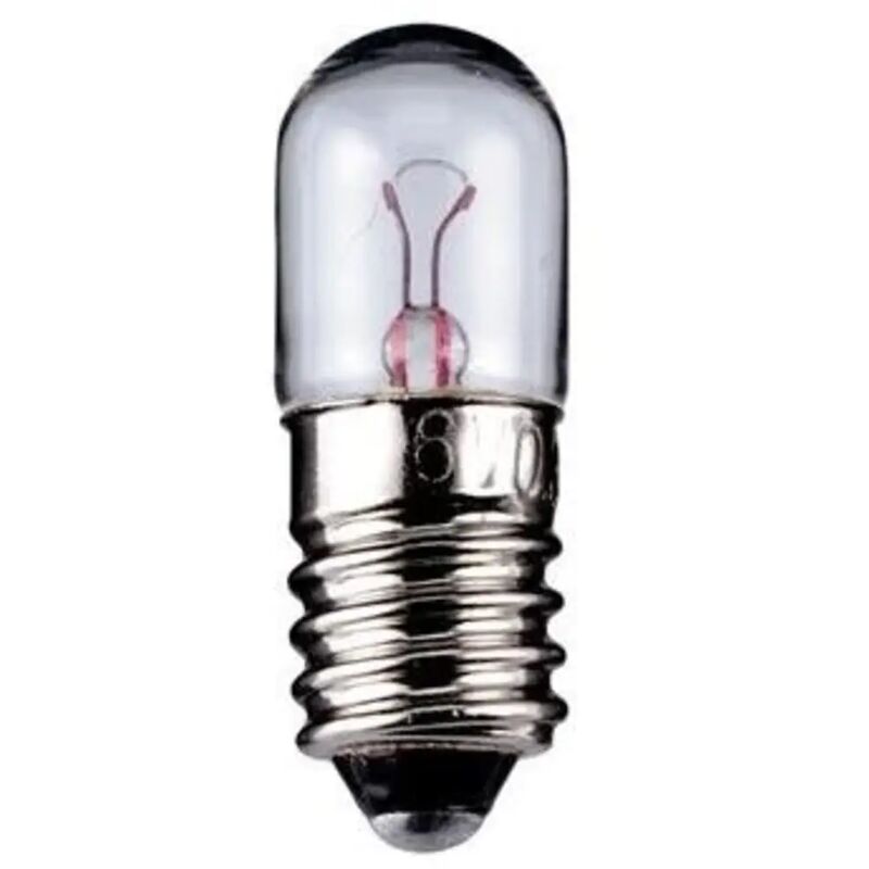 foto del prodotto lampadina tubolare modellismo 2 watt e10 6,3 volt