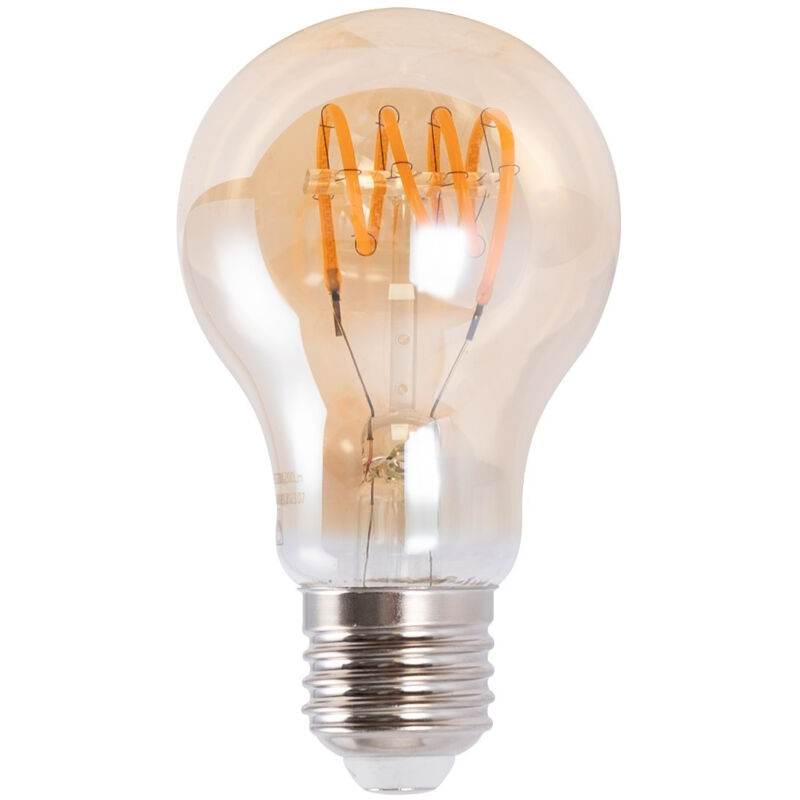 foto del prodotto lampadina vintage a filamento led spiral e27 a60 