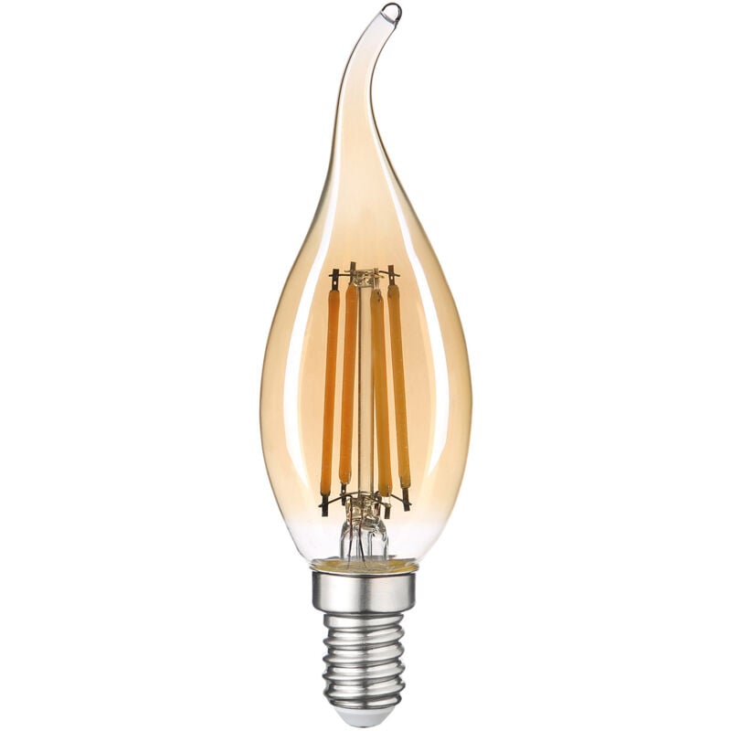 foto del prodotto lampadina vintage candela soffio del vento led 4w 2500k