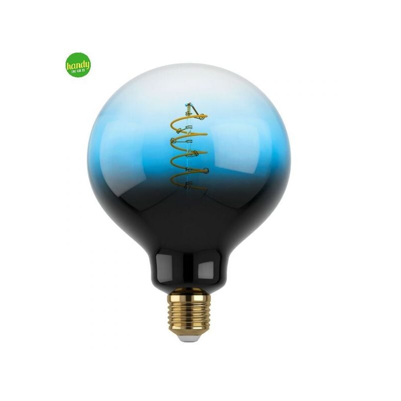 foto del prodotto lampadina vintage eglo e27 4w 125mm blu nero trasparente