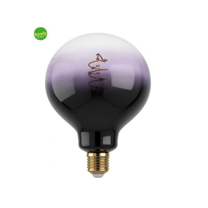 foto del prodotto lampadina vintage eglo e27 4w 125mm viola nero trasparente
