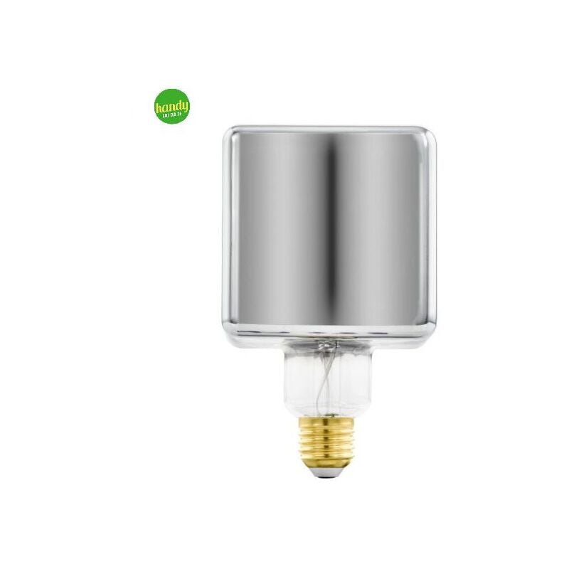 foto del prodotto lampadina vintage eglo e27 4w 1700k 95mm nero trasparente forma cube
