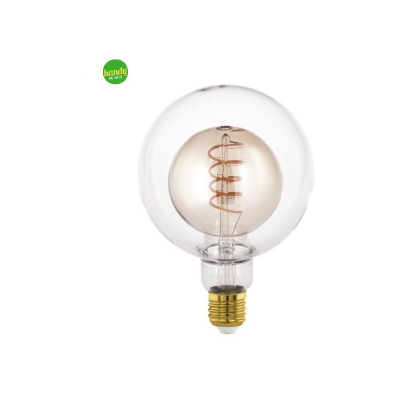 foto del prodotto lampadina vintage eglo e27 4w 2000k 125mm ambra forma g125