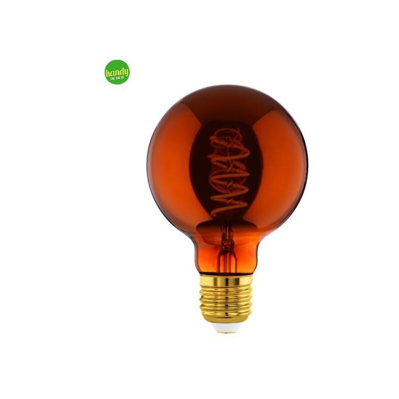 foto del prodotto lampadina vintage eglo e27 4w 2000k 95mm rame forma g95