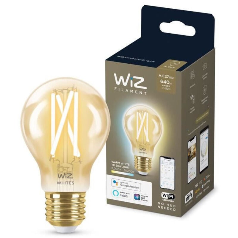 foto del prodotto lampadina wiz connessa vintage bianco variabile e27 50w