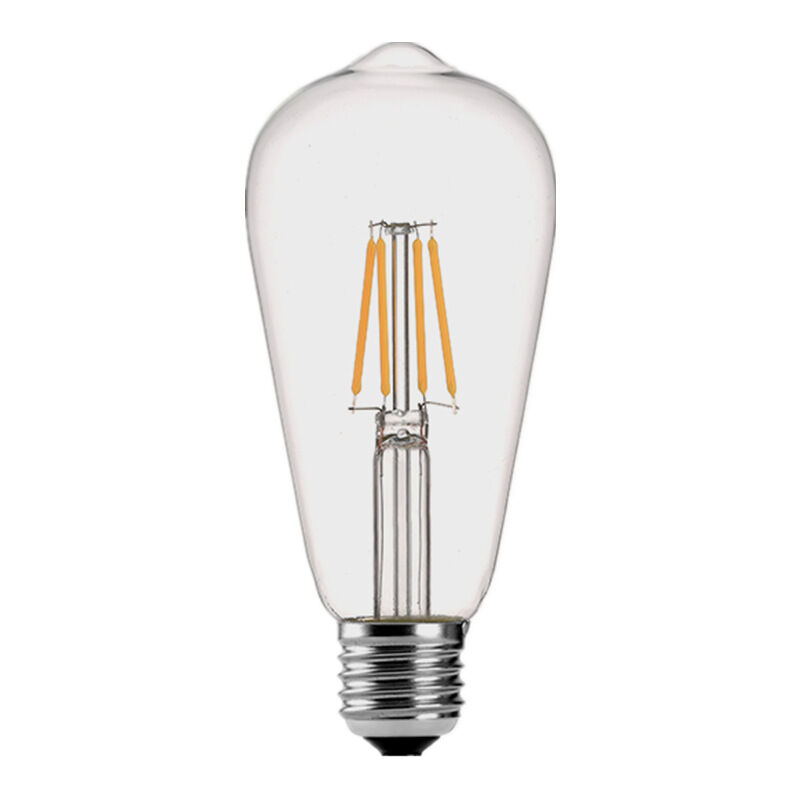 foto del prodotto lampadine a filamento led e26, bianco caldo, confezione da 2