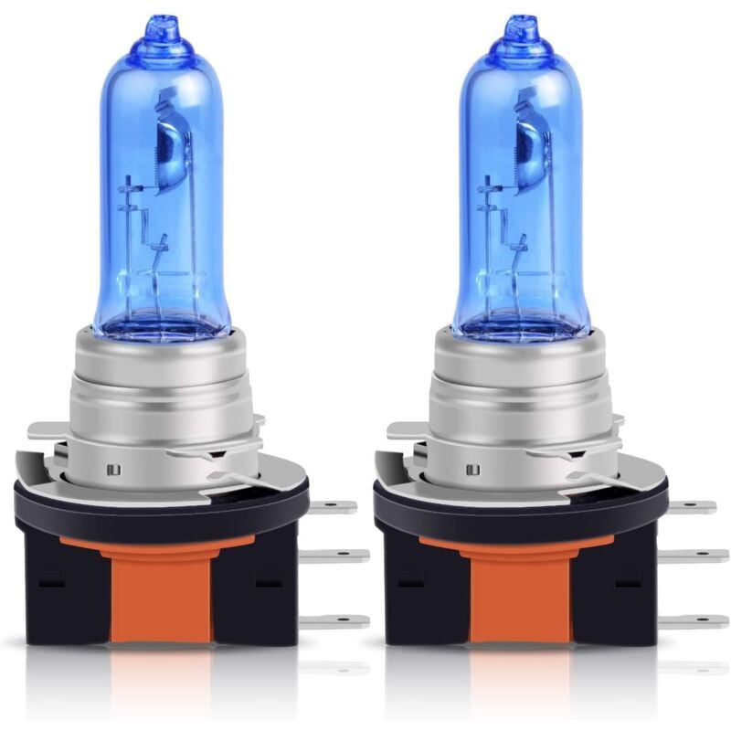 foto del prodotto lampadine alogene h15 12v 15 55w fari luci di marcia diurna drl 4300k, 2 pezzi dpzo