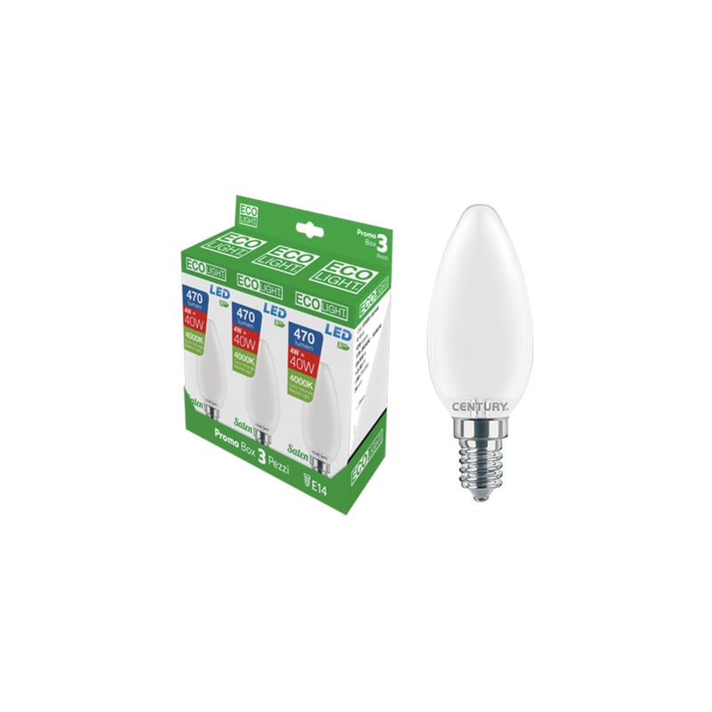 foto del prodotto lampadine ecolight led saten ol.4w cf3pz