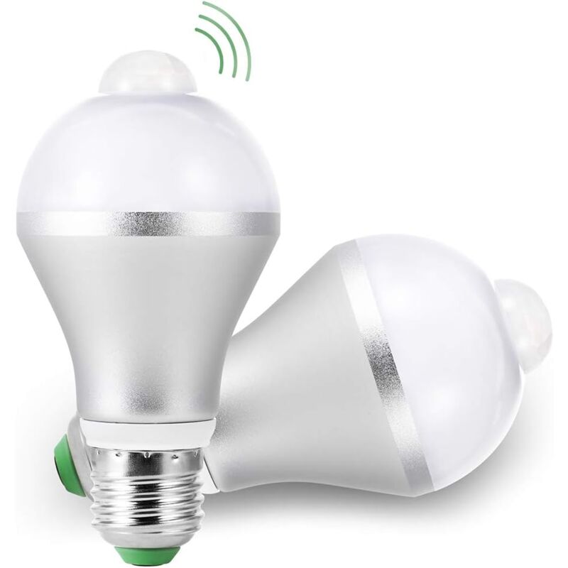 foto del prodotto lampadine led aiperq e27 con sensore di movimento pir, sensore di luce intelligente da 15 w, accensione spegnimento automatico 5700 k, per scale,