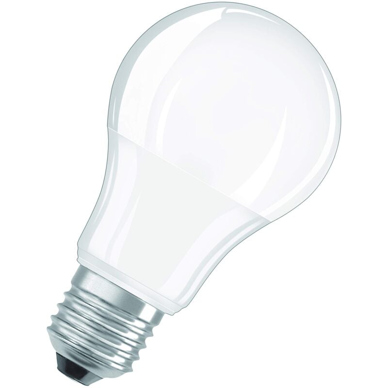 foto del prodotto lampadine led goccia, 8.5w equivalenti 60w, attacco e27, luce calda 2700k, confezione da 2 osram