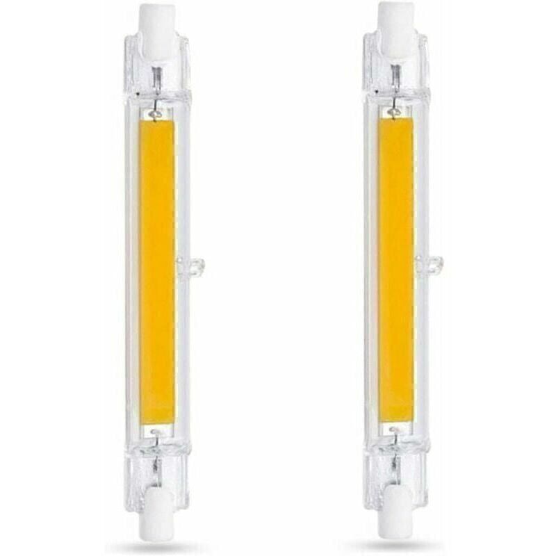 foto del prodotto lampadine led lablanc r7s 118 mm 20 w dimmerabili lineari, j118mm bianco freddo 6000 k equivalenti a lampade alogene da 100 w, senza sfarfallio 2000