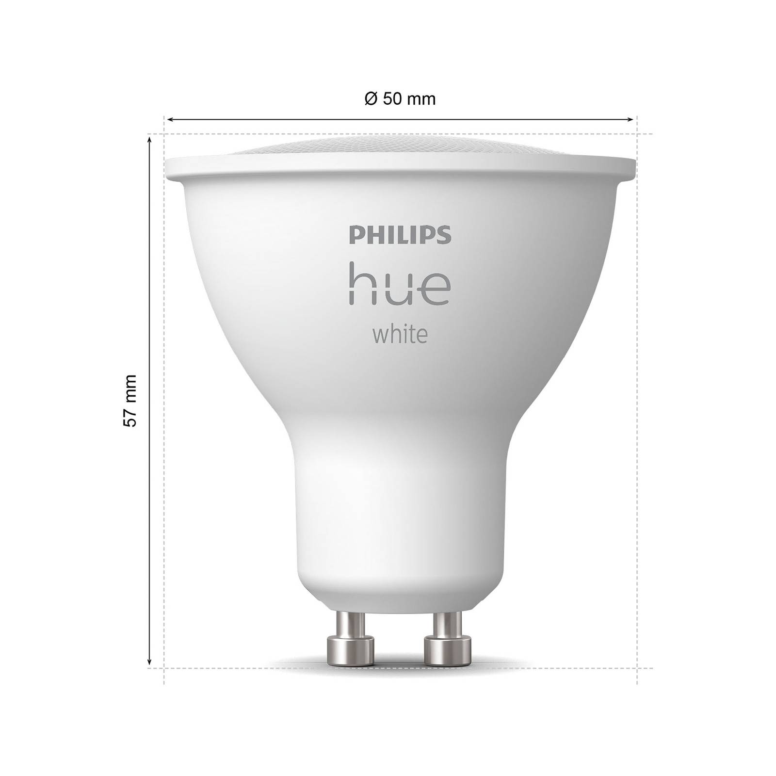 foto del prodotto lampadine led smart philips hue attacco gu10 2x4.2w 2700k 2pz 23023100