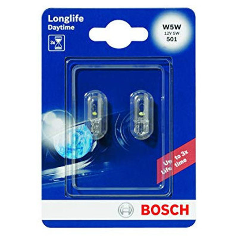 foto del prodotto lampadine per auto bosch w5w longlife 2 pezzi 1202