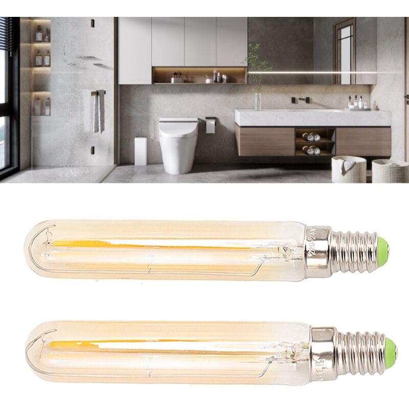 foto del prodotto lampadine tubolari a led da 2 pezzi 4w e14 2300k lampadine tubolari t20x120 220 240v per illuminazione jeffergarden
