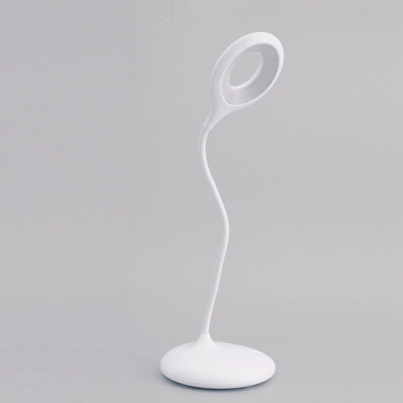 foto del prodotto lamparita mesa con batteria a led 3w regolabile e orientabile con batteria luz 4000k lampade da tavolo jandei
