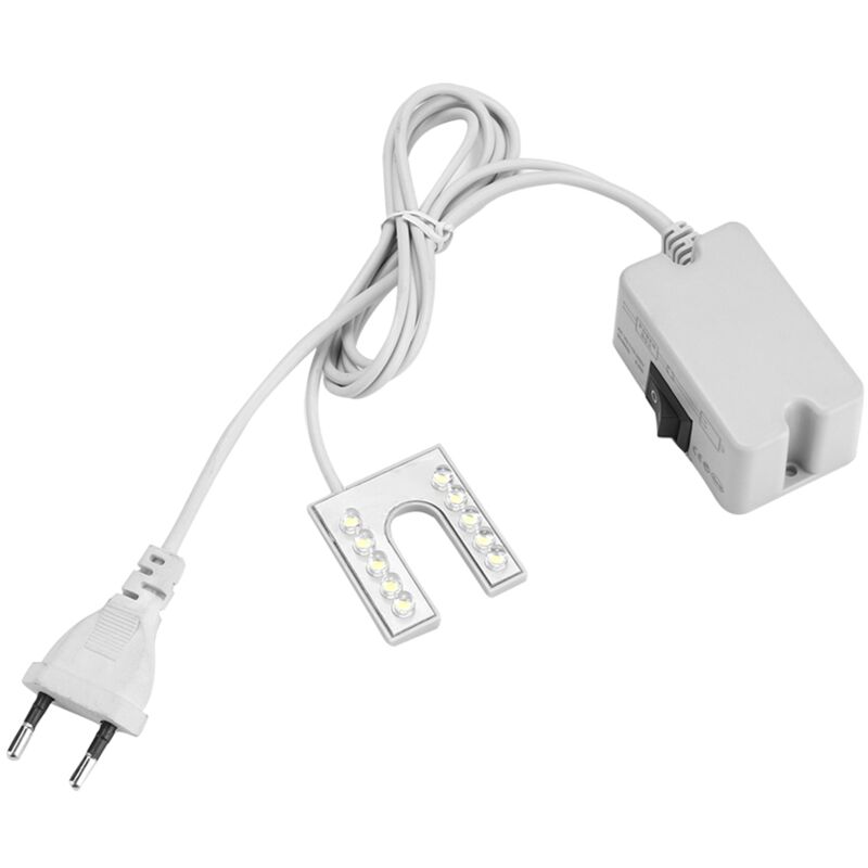 foto del prodotto lampe led flexible à col de cygne avec base magn tique pour machine à coudre 110-265 v
