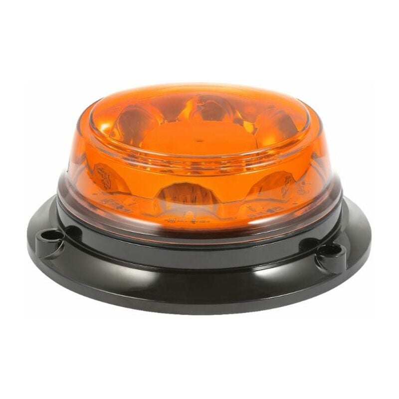 foto del prodotto lampeggiante base piana 8 led 12-24v