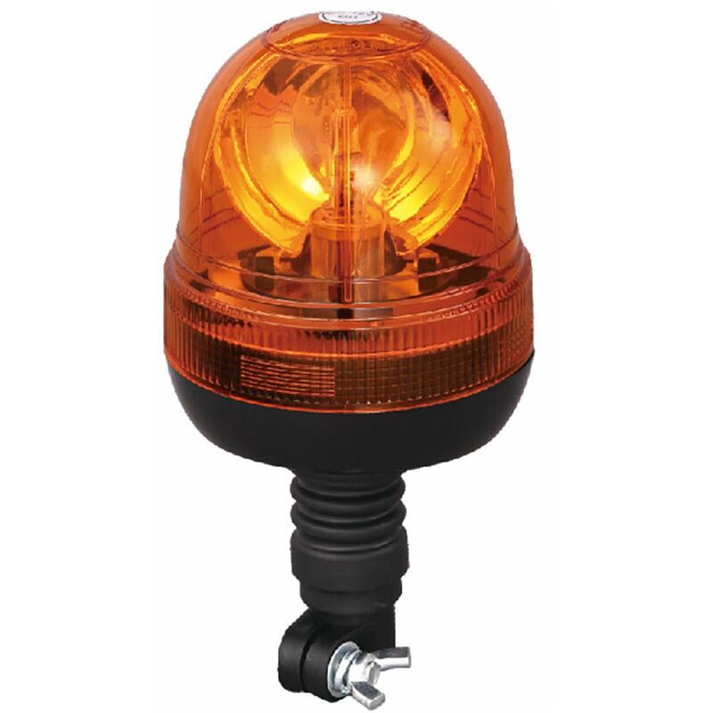 foto del prodotto lampeggiante per trattori alogeno base flessibile a baionetta 24v 70w