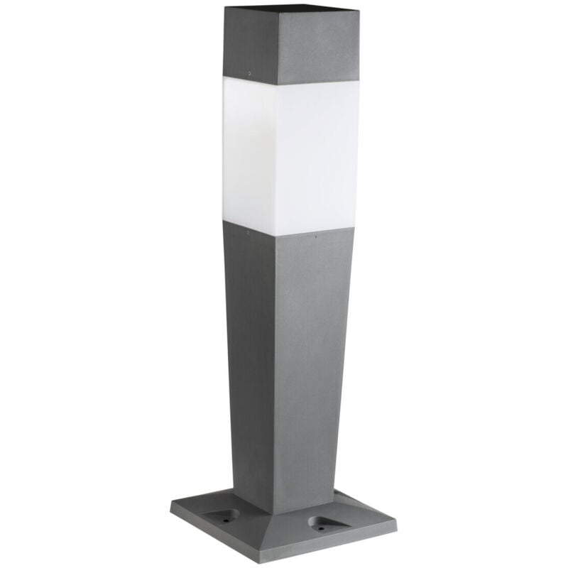 foto del prodotto lampioncino lampione da giardino invo grafite e27 basamento 77 cm
