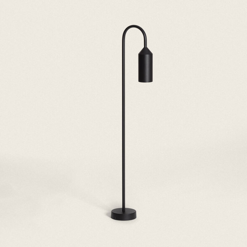 foto del prodotto lampioncino per esterni alluminio 80cm boukali nero