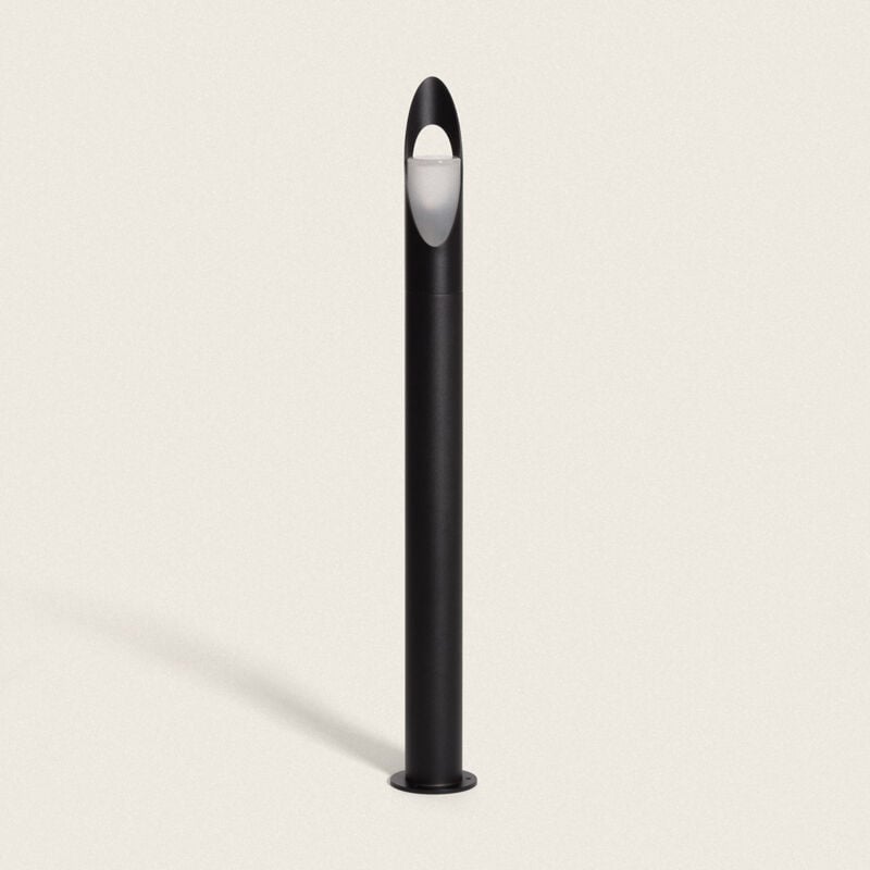 foto del prodotto lampioncino per esterni alluminio 80cm oblong nero
