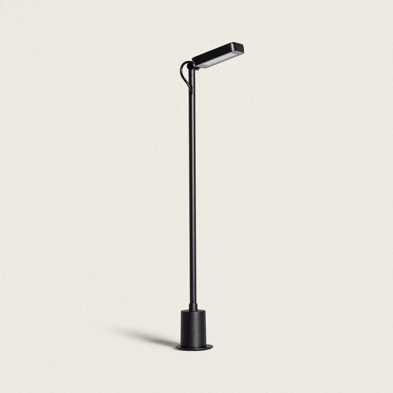 foto del prodotto lampioncino per esterni led 6w 60 cm con picchetto flux nero