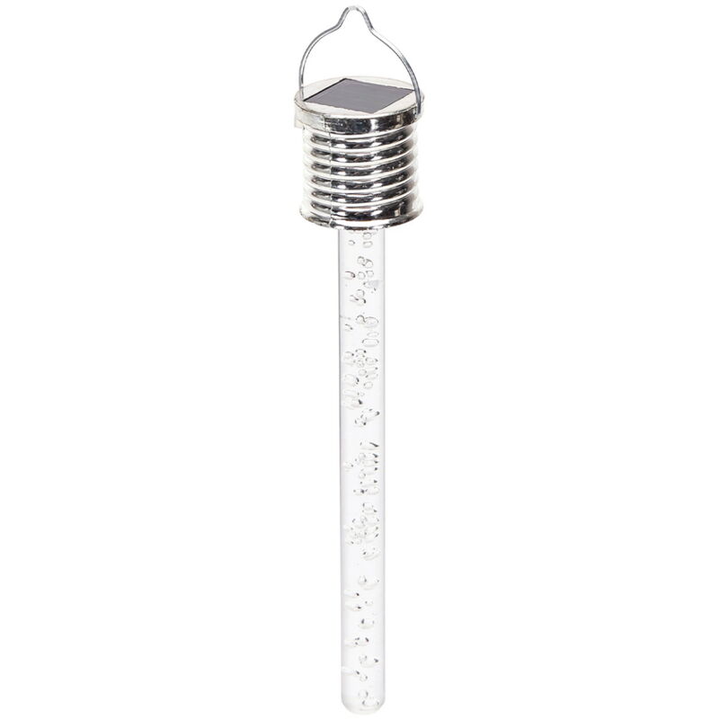immagine 0 del prodotto lampioncino segnapassi led stick 0,012w cromato in acciaio con pannello solare ip44 rgb con sensore crepuscolare aigostar