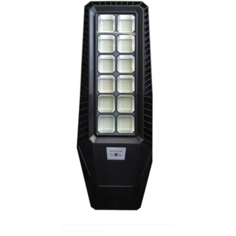 foto del prodotto lampione 600w pannello solare integrato crepuscolare ip65 luce fredda 130lm w