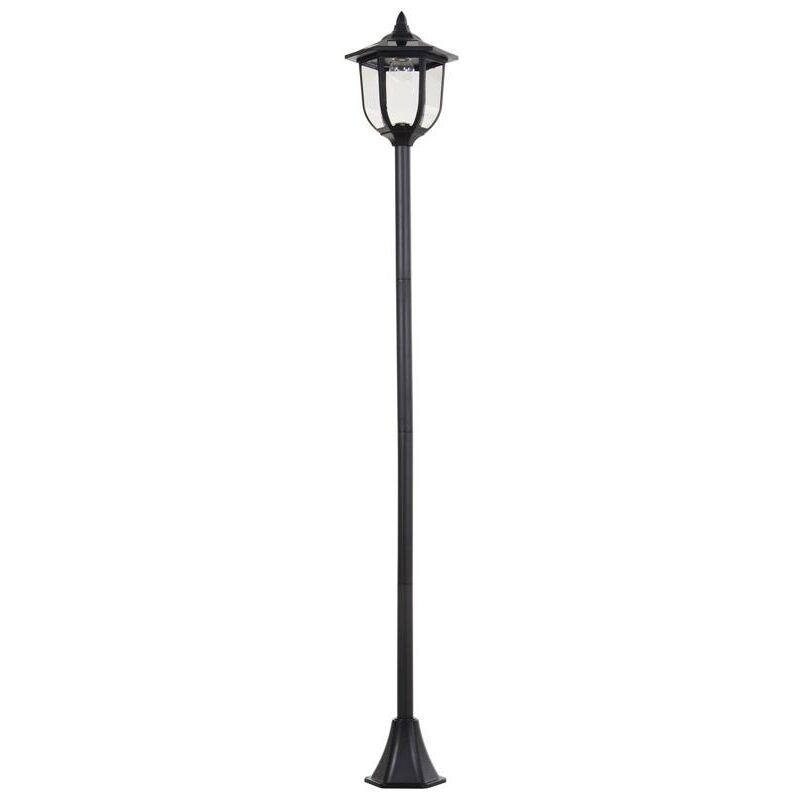 foto del prodotto lampione da esterni con 6 luci led accensione automatica impermeabile