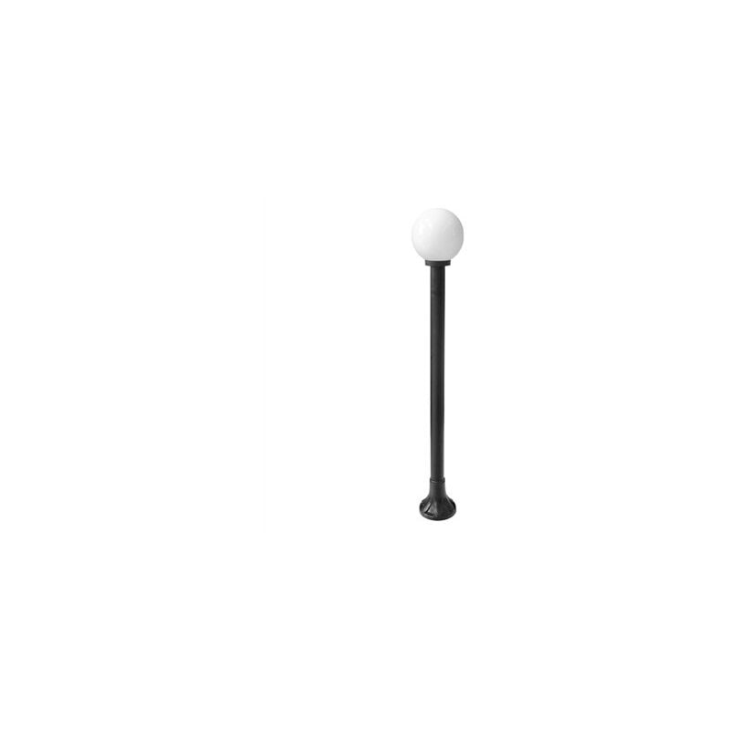 foto del prodotto lampione da esterno piccolo abanto e27 ip44 20x130cm colore nero