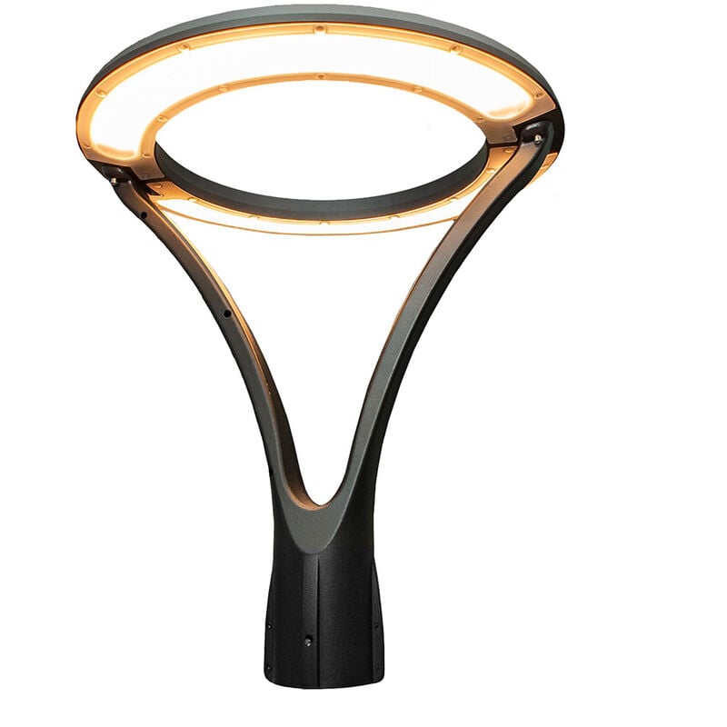 foto del prodotto lampione da giardino 100 watt lampada moderna da esterno per vialetti cortile ville a tenuta stagno ip65