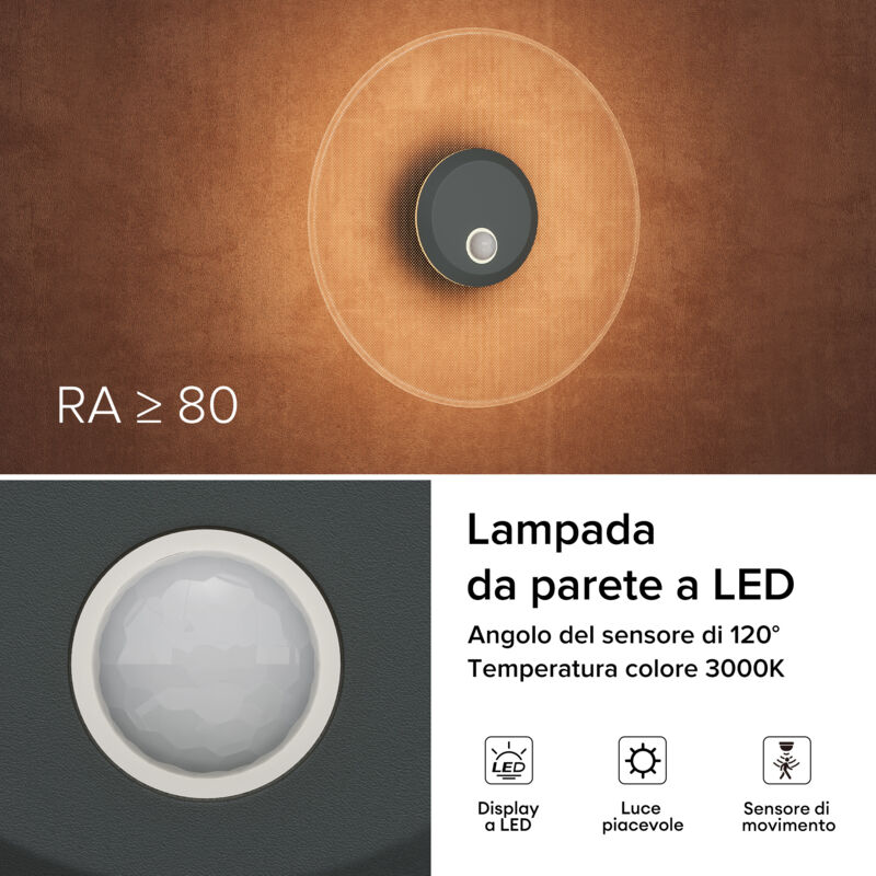 foto del prodotto lampione da giardino 3000k, luminoso da giardino ip65 paletti esterni led 30x6.5cm in alluminio per giardini, parchi, aree residenziali e ingressi