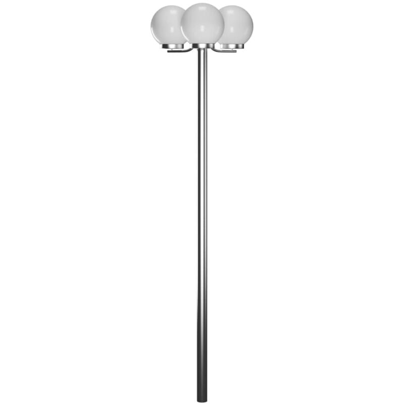 foto del prodotto lampione da giardino con 3 lampade 220 cm vidaxl