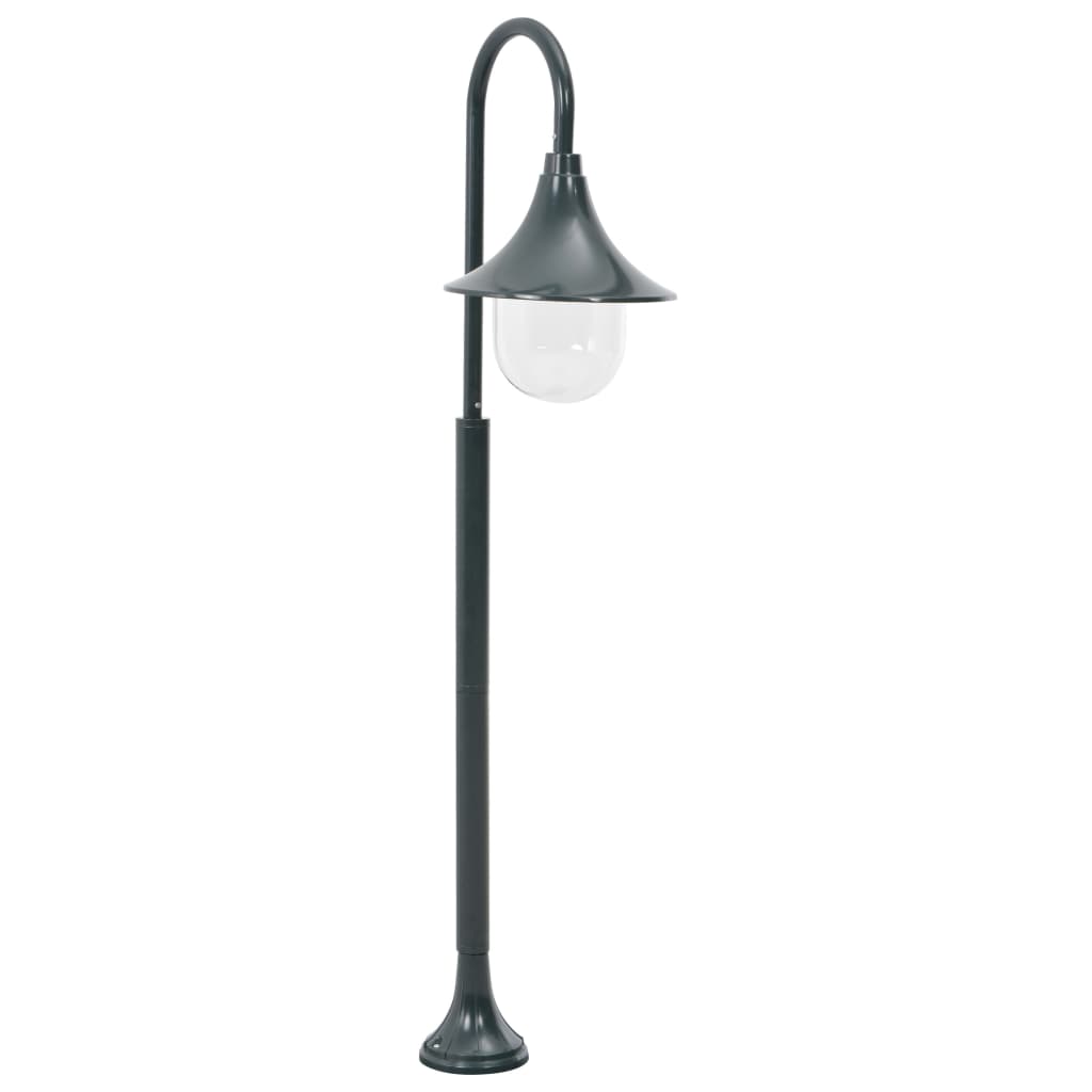 foto del prodotto lampione da giardino e27 120 cm alluminio verde scuro cod mxl 71071