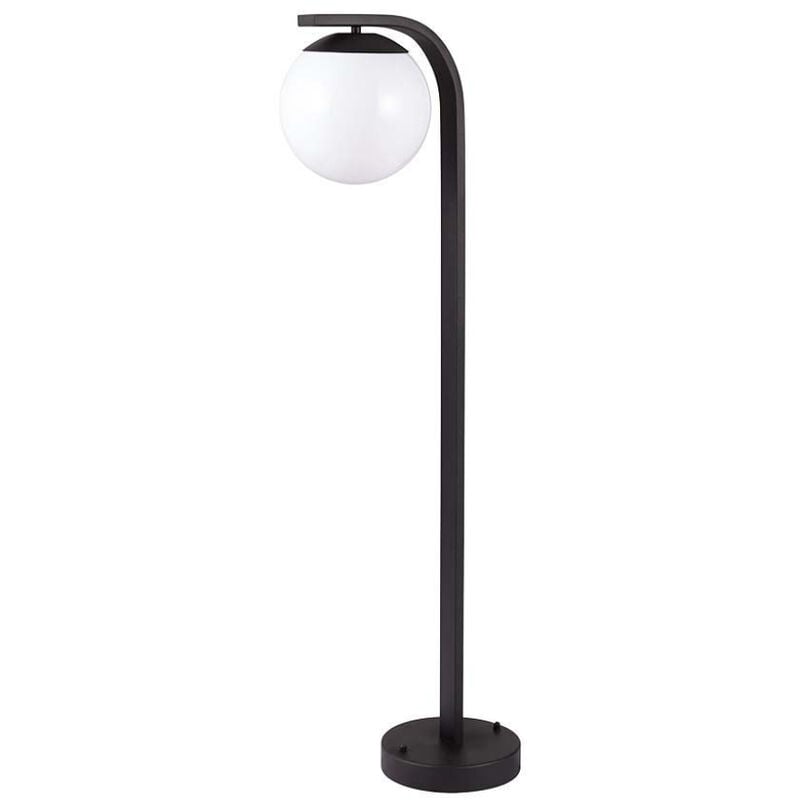 foto del prodotto lampione led da giardino con portalampada a lanterna e27 colore nero opaco h 105cm ip44 - v-tac
