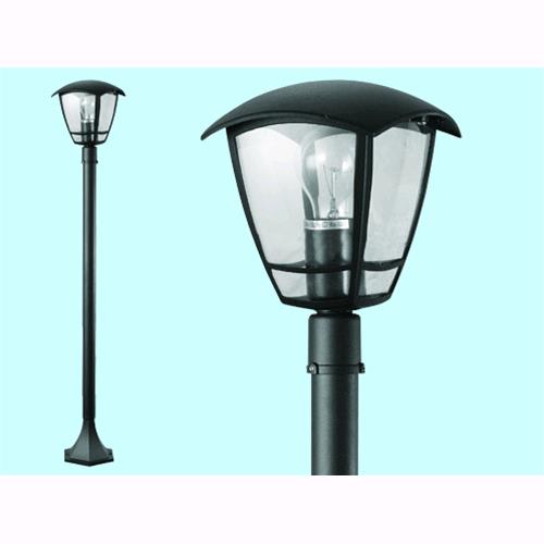 foto del prodotto lampione mod. selene 1 luce su palo da pavimento per giardino ip44