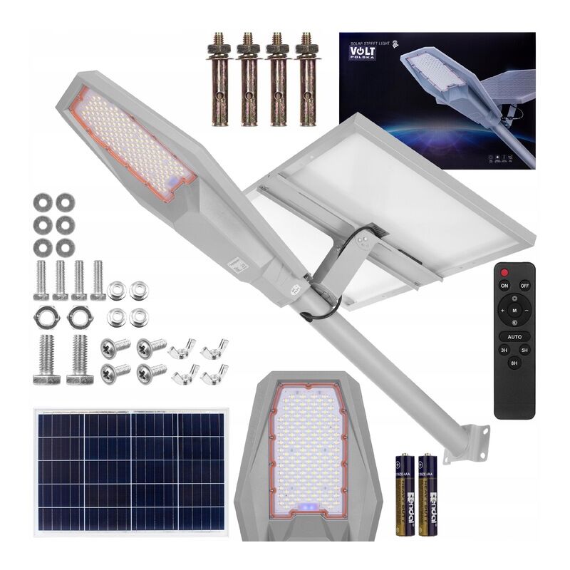 foto del prodotto lampione solare a led 2000w 50ah lampione da giardino per esterno