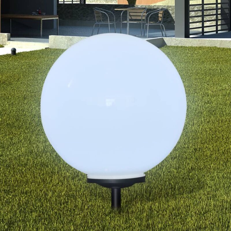 foto del prodotto lampione solare a led da giardino 50cm con picchetto lampada de esterni
