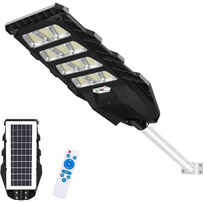foto del prodotto lampione solare a led per esterni, potente lampione da giardino da 1000 w su palo