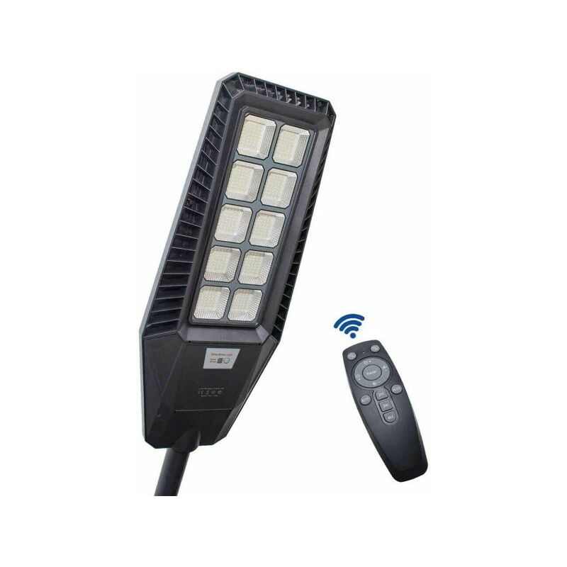 foto del prodotto lampione solare armatura stradale 170w pannello solare crepuscolare