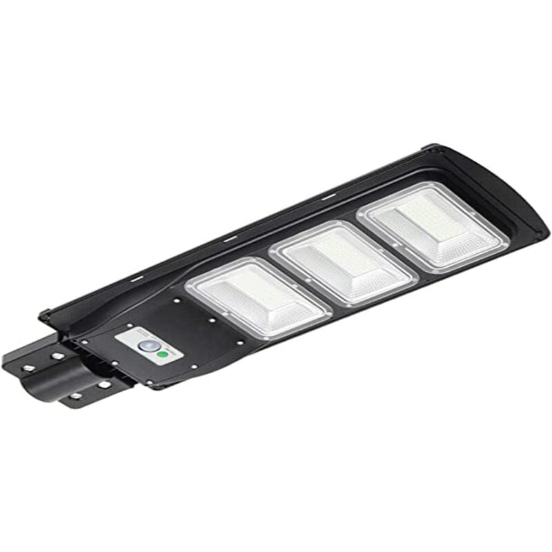 foto del prodotto lampione stradale faro a led 90w con pannello solare telecomando e crepuscolare tempo di saldi