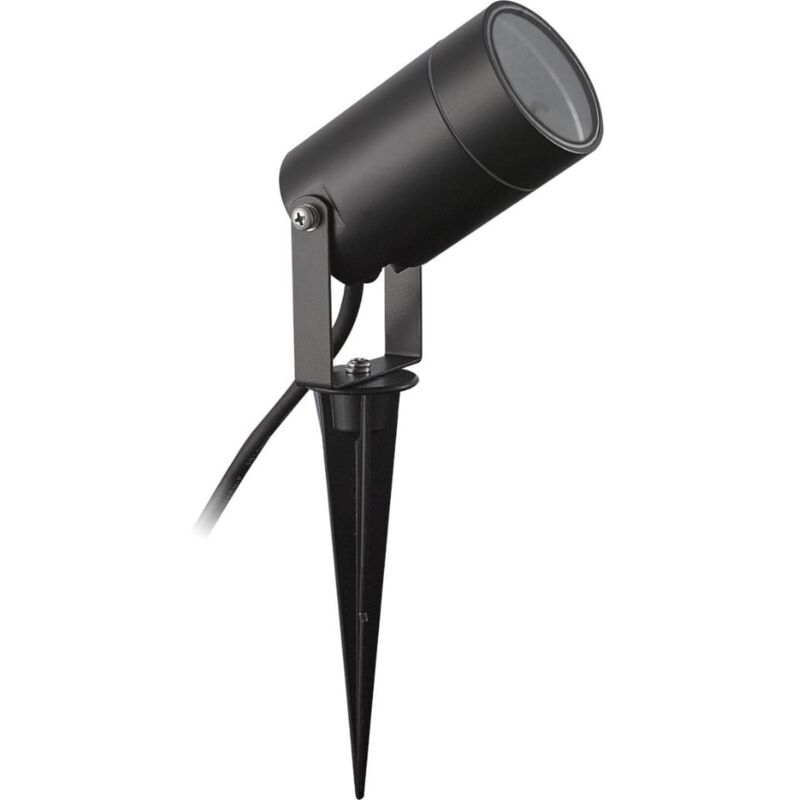 foto del prodotto lampo faretto da giardino nero gu10230v ip65 cod. gardengu10ne 