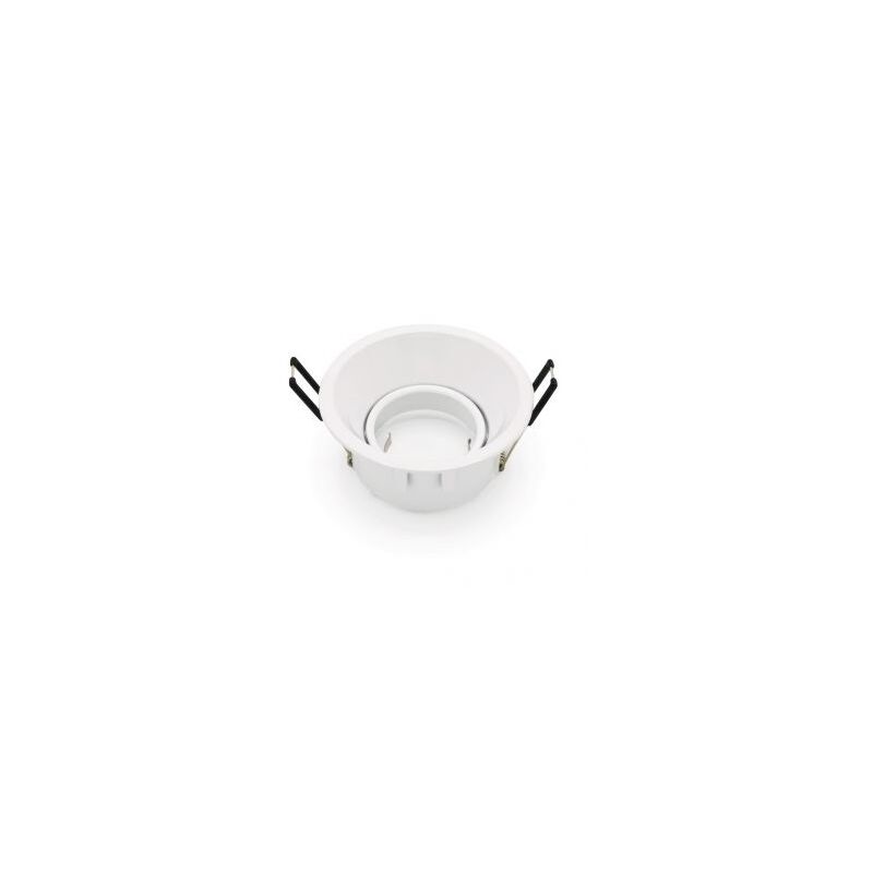 foto del prodotto lampo faretto orientabile tondo 12v bianco senza lampada biancolapdikortrbisl