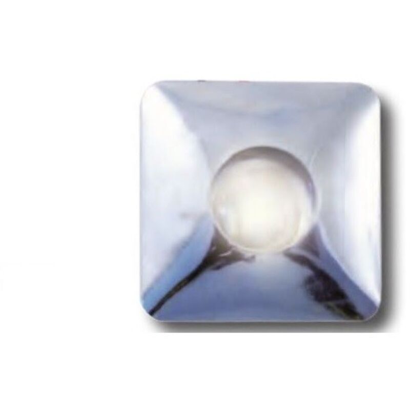 foto del prodotto lampo faro led 30 1w metallo cromo bf quadrato cod. tc03m cr bf 
