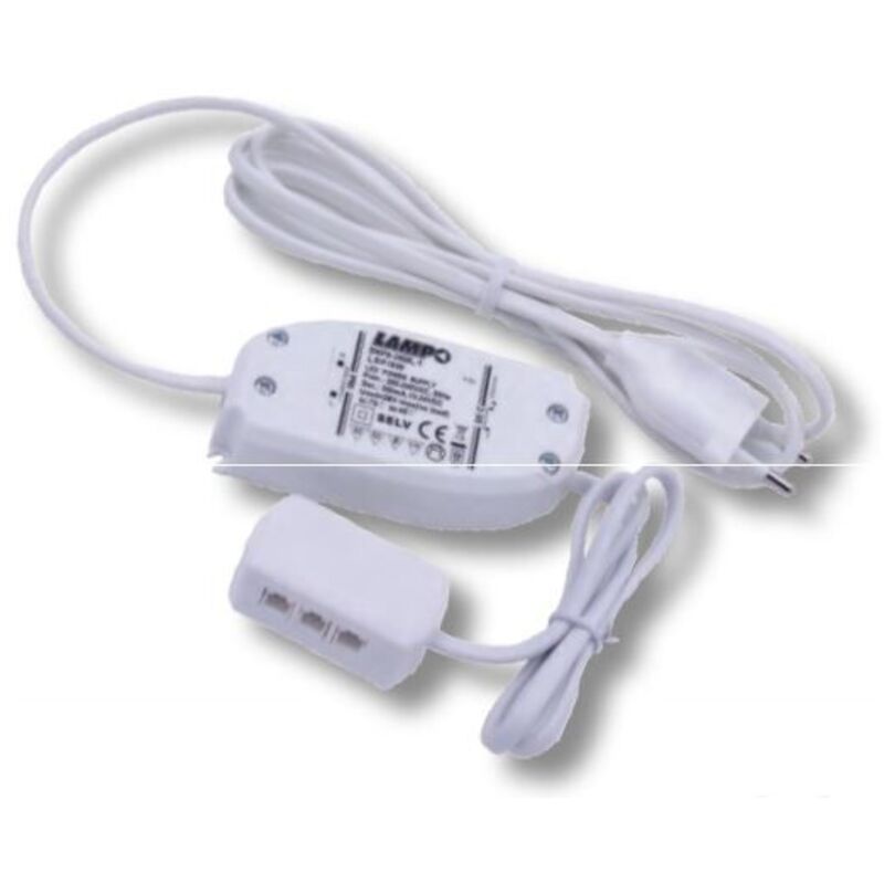 foto del prodotto lampo kit alimentatore completo 350ma e cablaggio x 6 cod. kitled6 