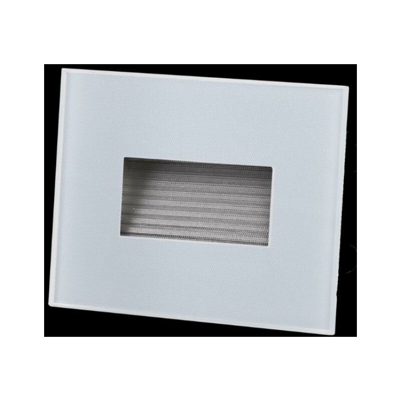 foto del prodotto lampo segnapasso led 503 obl. vetro 230v tricolore asimmetrico spled503ovmc