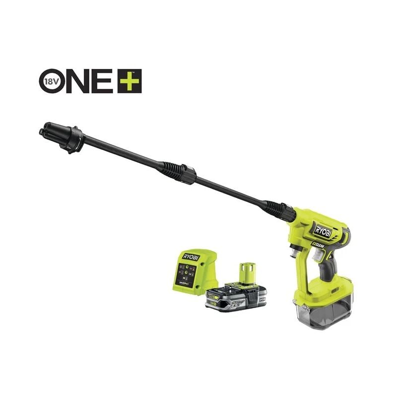 foto del prodotto lancia a pressione a batteria ryobi ry18pw22a 125 22 bar 182 l h 18v 2,5ah